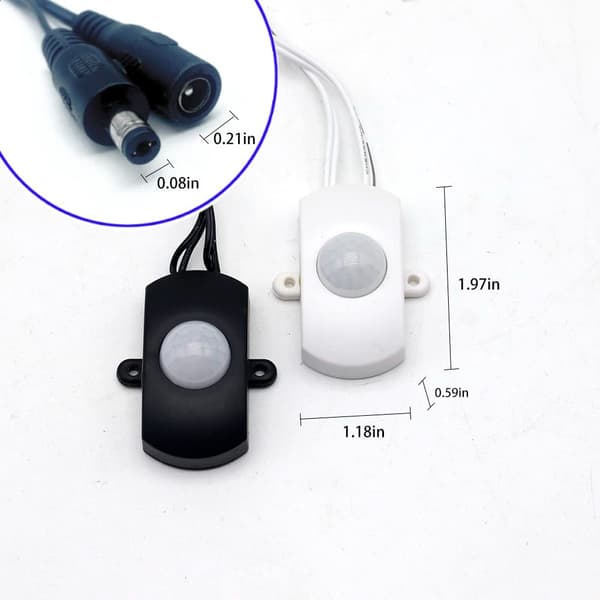 2 stk. 2 stk. DC 5V-24V 5A Bevægelsessensor LED lysinduktion