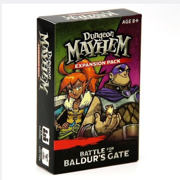 Familjespel Brädspel Spelkort Dungeones Mayhem Kortspel Familj Förälder-Barn Fest Brädspel Kort Present till Baldur's Gate Expansion Style