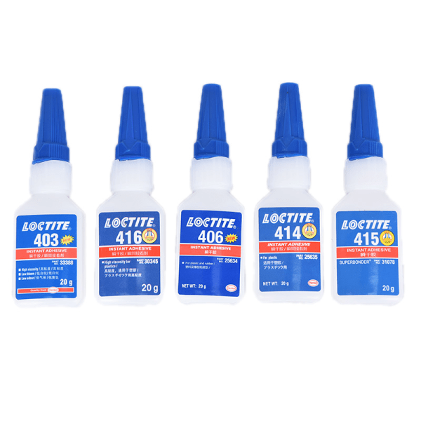 Super Glue 406 Reparationslim Snabblim Loctite Självhäftande vit 406 Vit White 403