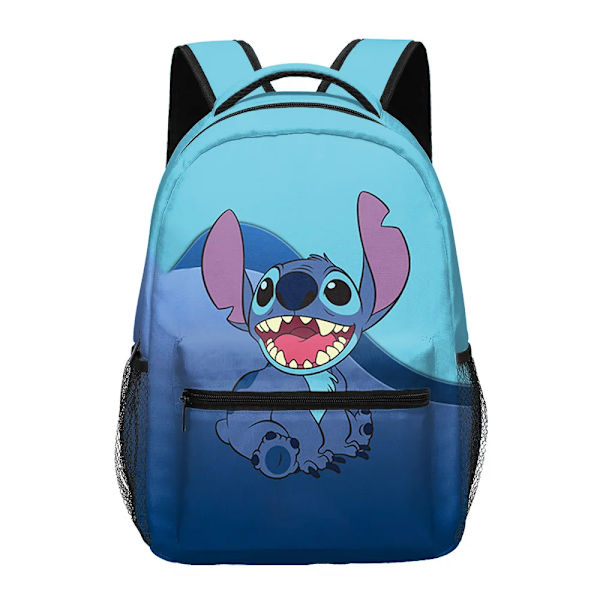 Disney Lilo Stitch Kawaii Pojkar Flickor Barn Skolväskor Kvinnor Hög Kapacitet Ryggsäck Tonåringar Resväska Mochila Escolar style 1