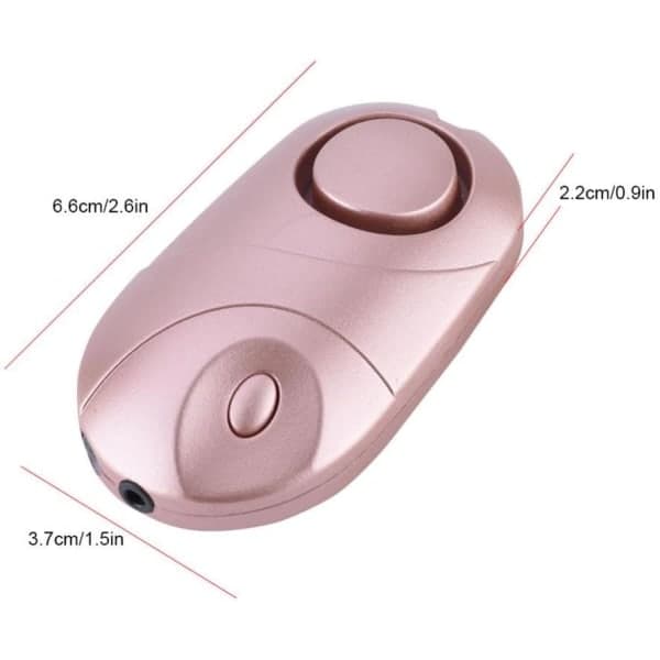 Bärbar miniljudlarm roséguld