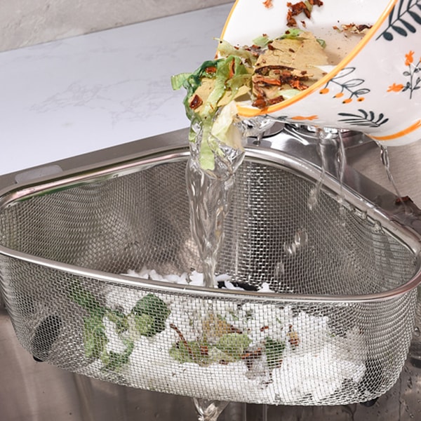 1 Triangular Sink Drain Basket, Siivilä, Keittiö D