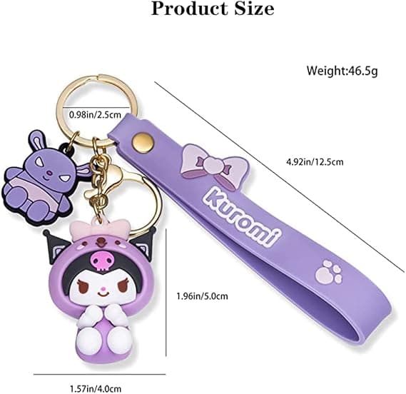 2 stk. My Melody Nøgle Håndtaske Charms til Kvinder - spot salg[qb]