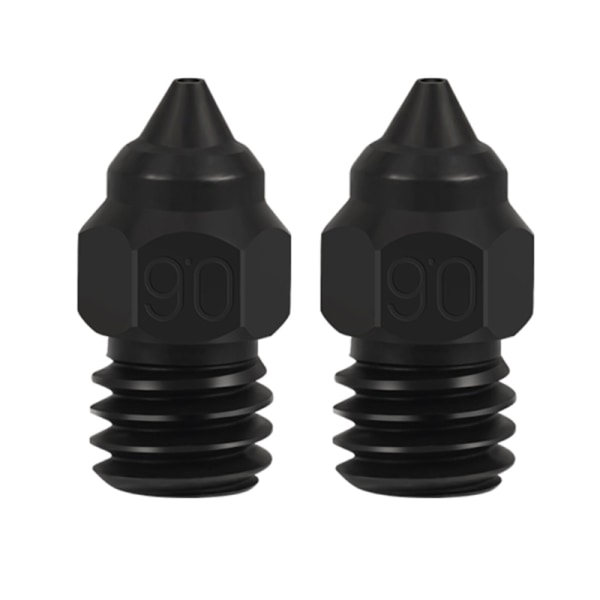 Härdat stål 0,2 0,4 0,6 0,8 3D-skrivarmunstycke för Ender3 5Pro/ Ender3V2/CR6SE/CR10 Skrivmunstycken 2PCS 0.01 0.6mm