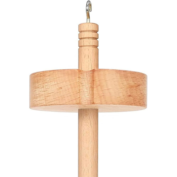 Drop Spindle, Garn Drop Spindle Top Hvirvel Spin Træ Håndspinding Uld Starter Spin