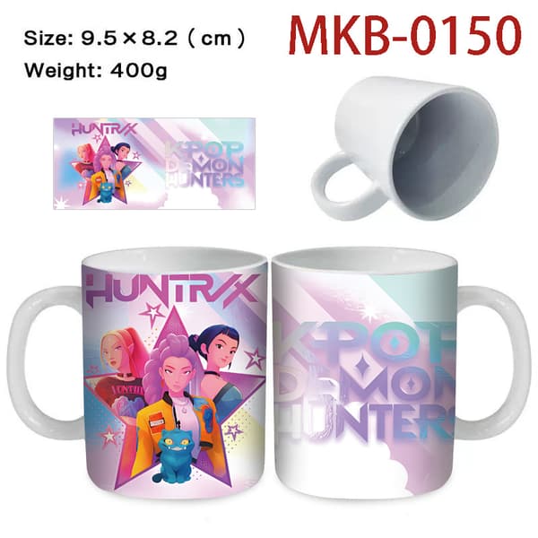 Kpop Demon Hunters Keramisk Mugg Söt Idol Fan Kopp 350ml Kaffemugg Present Samlarobjekt*-5* -5