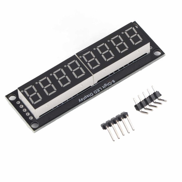 Digitalrör Displaymodul LED 8 Siffror 7 Segment 0,36 Tum TM1637 Drivchip Gul