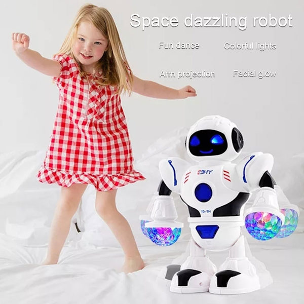Rum Dazzling Musik Robot Shiny Drenge Læringslegetøj