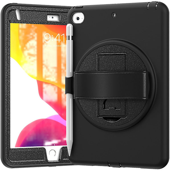 Robust deksel for Ipad Mini 4/5 med håndstropp, pennholder, deksel