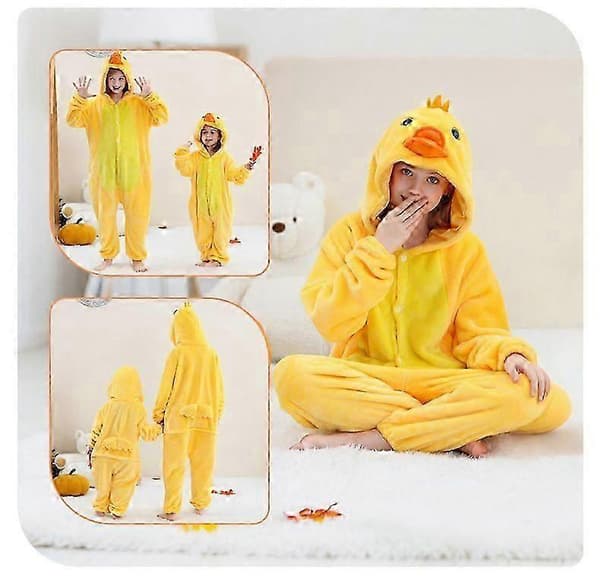 Barn Djurkostymer Pyjamas, Barn Flanell Halloween Cosplay Kostym Capybara 4Y