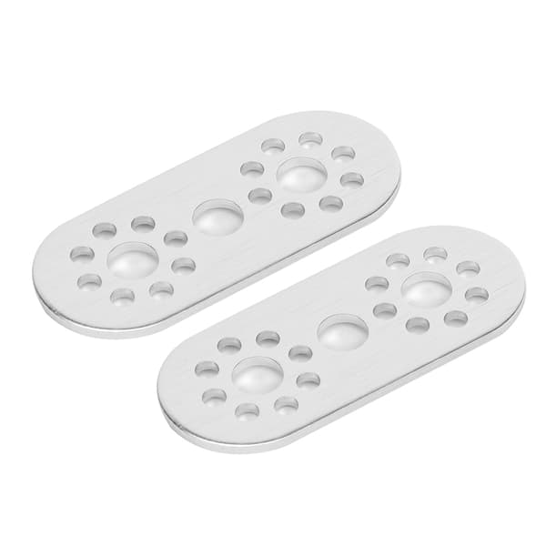 2 stk. 3-huls aluminiumsplade til Pitsco Tetrix Robotics reservedele