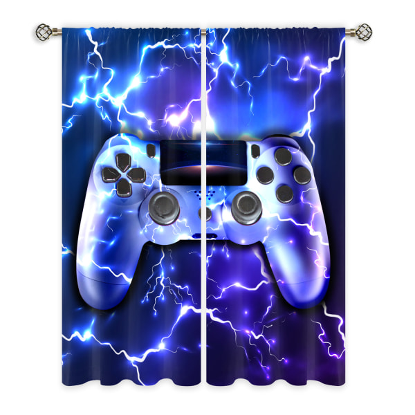 Gamepad-gardin, sovrumsdraperi, heminredning - 210 cm x 230 cm A A 210×230CM