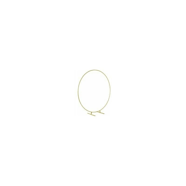 Dekorativ bryllupsbue Rund Dia.2m guld