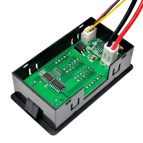 Digital Voltmeter Spänning Ström Energimätare Effekt Red Red Red