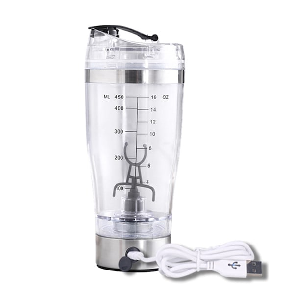 USB Laddningsbar Elektrisk Blanda Mugg Bärbar Proteinpulver Shaker