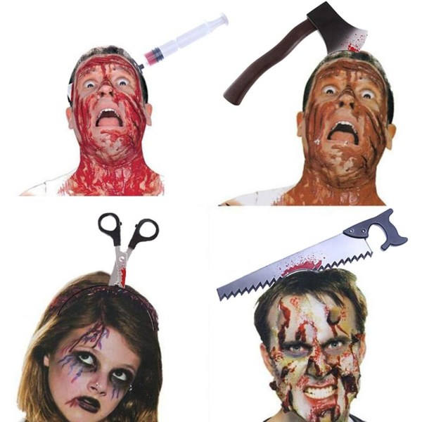 IC Halloween-pään saha rekvisiitta
