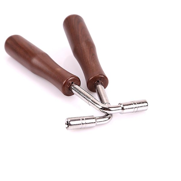 Klaver Tuning Nøgle, Professionel Guzheng Firkantet L-formet Hammer Tuner Tuner Strengeinstrument Rustfrit Stål Professionel Adapter