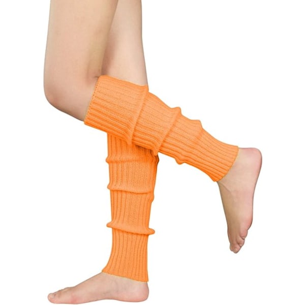Naisten muotileggingsit 80-luvun ribitehosteella Orange