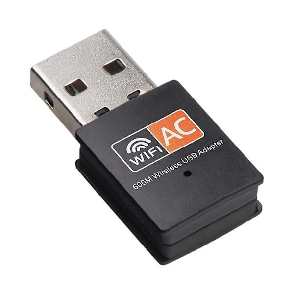 Usbnovel Ac 600mbps USB Wifi-adapter for PC - Trådløs nettverksadapter med dobbeltbånd 2,4ghz, 5ghz høyforsterket antenne Wifi USB, wifi-dongle for