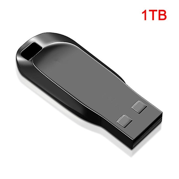 USB 3.0 2TB Flash Drive Pendrive Høj Hastighed Data Hukommelse Lager Flash Disk Stick db Sort Black 2TB