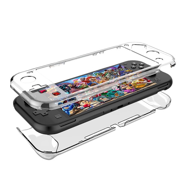 Kristall All-Inclusive skyddande låda för Nintendo Switch Lite spelmaskinomslag halkfri