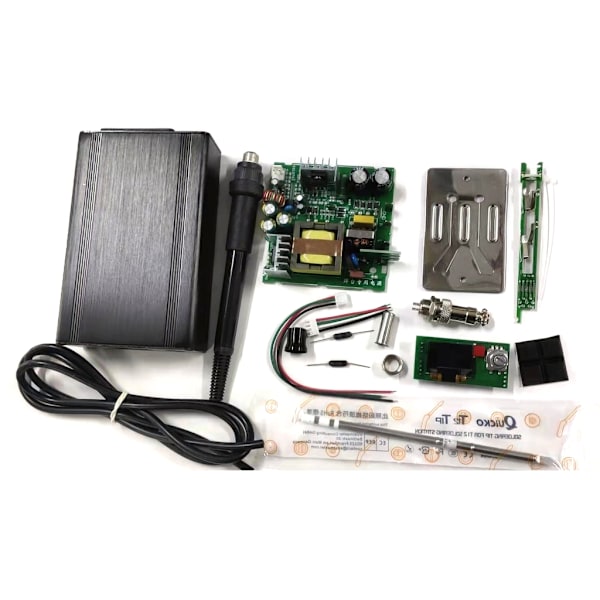 T12 Elektrisk enhet Digital Lödstation Temperaturkontroll Kits för HAKKO T12 Handtag DIY Kit LED-display