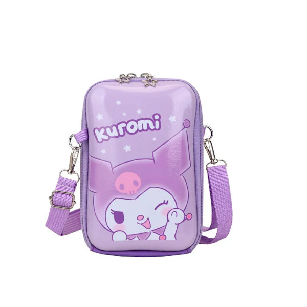 Sanrio Kuromi Messenger -laukku naisille Anime-kovakuorilaukku 7