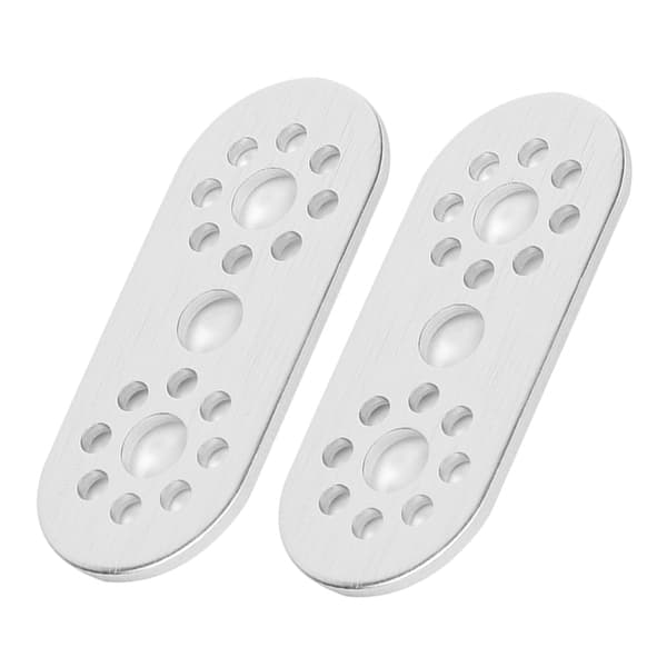 2 stk. 3-huls aluminiumsplade til Pitsco Tetrix Robotics reservedele