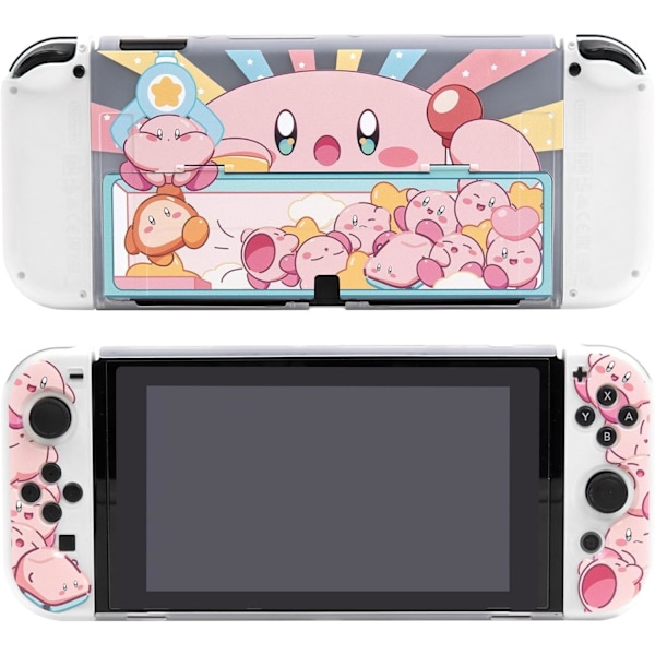 Kawaii fodral till Nintendo Switch Oled Mjuk Tpu-skydd Joycon spelkonsolfodral till Nintendo Switch Oled tillbehör Switch oled fodral