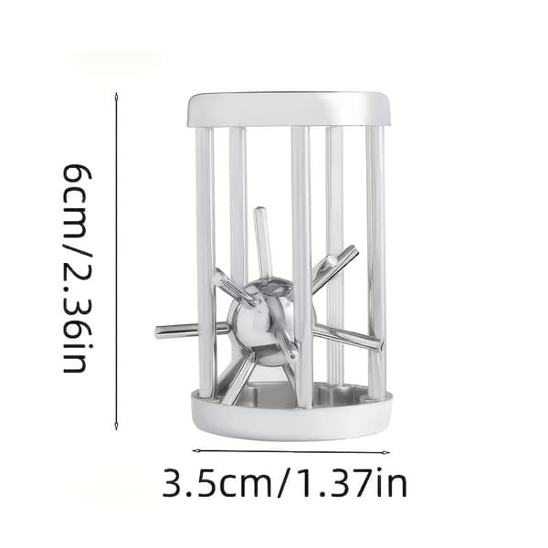 Pyöreä häkkilukko-pulma - Aivojumppaa teineille 2pcs