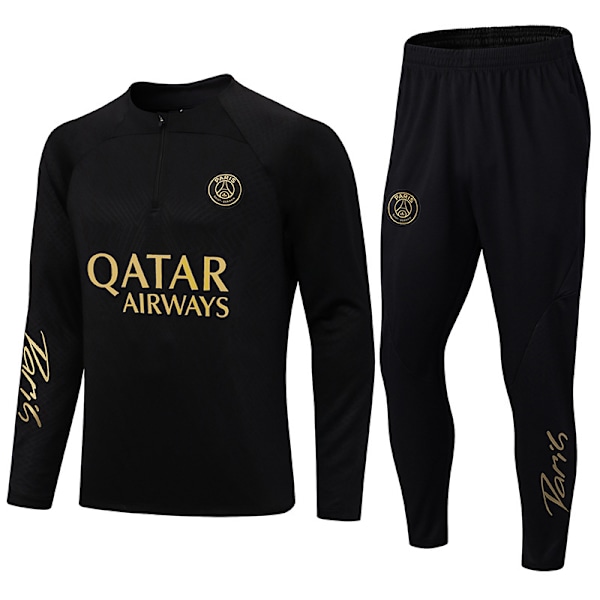 Paris, Atletico Madrid, Inter Milan, Liverpool, Marseille Brasilien Långärmad Tröja, Träningsdräkt för Vuxna och Barn, Fotbollströja Set 12[qb] 16