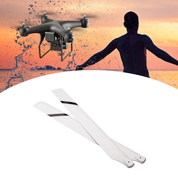 Højtydende 430mm Universal Fiberglass Hovedrotorpropel til Helikopter Forbedrer Entusiasters Flyveoplevelse