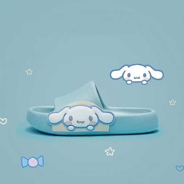 Kawaii Sanrio Tofflor Cartoon Hellokitty Cinnamoroll Mymelody Sommar Barnhem Non-Slip Tvätt Sandaler Barn Present - Perfekt Cinnamoroll-A Cinnamoroll-A 39-40