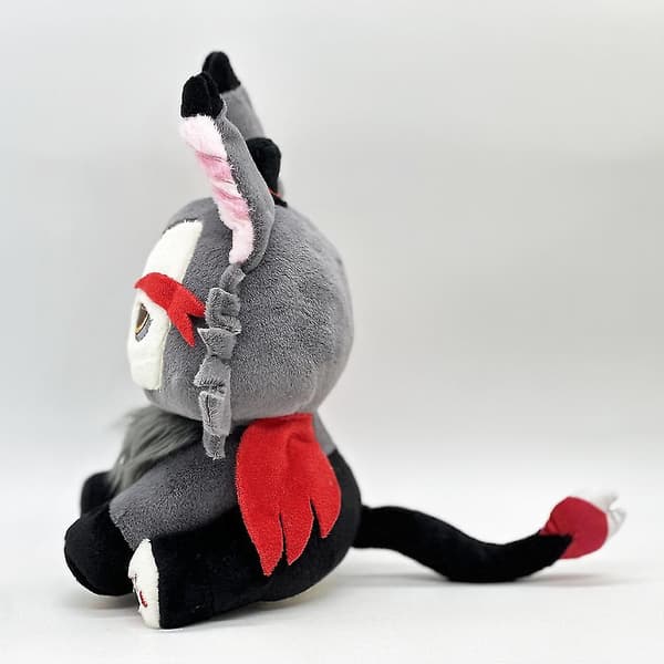 Hazbin Hotel pehmolelu Husk Meow pehmonukke [BT] Grey