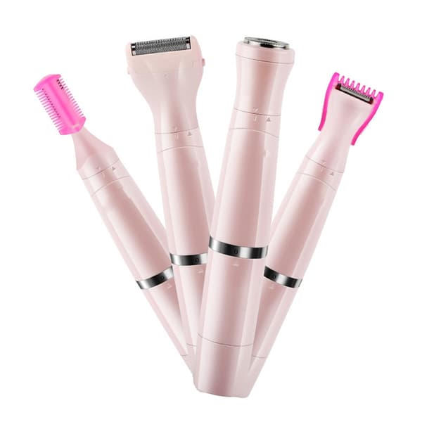Elektrisk epilator for kvinner - perfekt for armhuler og intimområdet pink