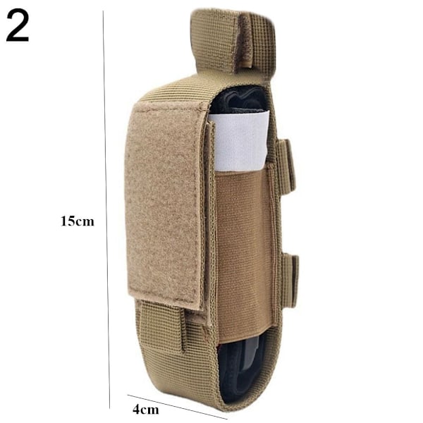 Taktisk Molle Hållare Ficklampa Nylon 2 2 2 2