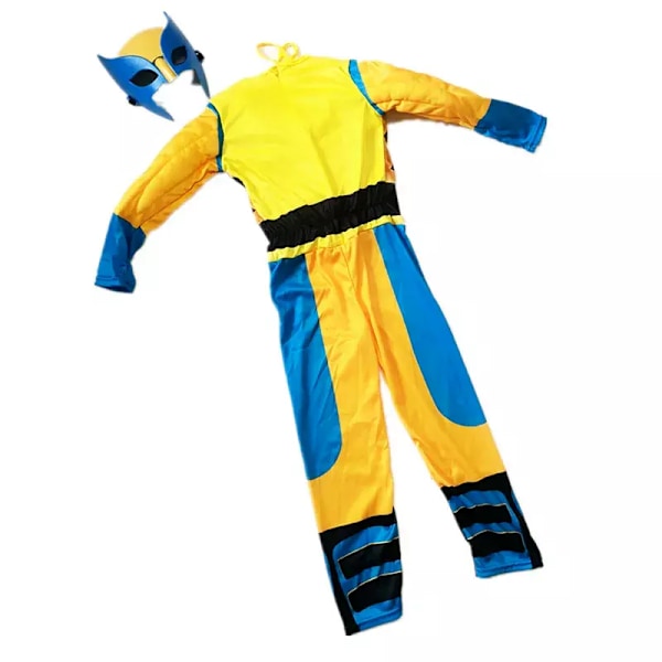 Wolverine Halloween Kostume til Drenge, Marvel Superhelt, Fødselsdagsgave 9-10Y