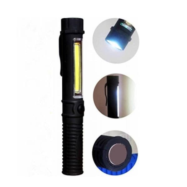 COB LED -taskulamppu klipsillä, tarkastusvalo, työvalaisin[qb]