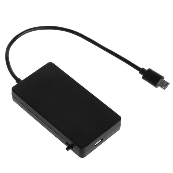 USB C Hub, 5 i 1 USB-C Splitter med 4 USB-grænseflader USB Han til Mikro USB Hun Adapter til Smartphone Tablets