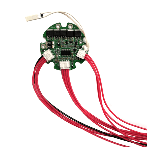 10S 36V 20A BMS Rund for Flaskebatteripakke med Splittdør for Lading og Utlading med Temperatursensor