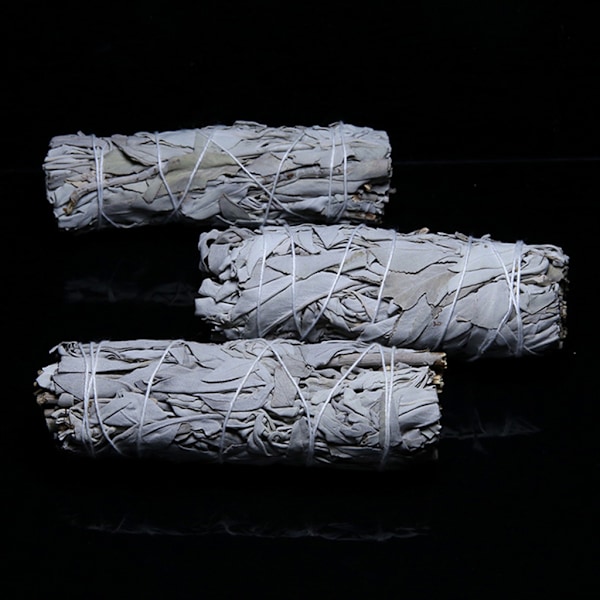 Aroma Leaf Bundle Salvie Smudge Sticks Meditasjonsduft Smudging Ritualer Røkelsesverktøy Hjemmerengjøring Røkelse