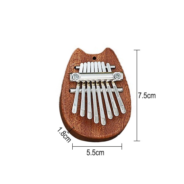 Key Mini Kalimba Exquisite Finger Thumb Piano Marimba Musical