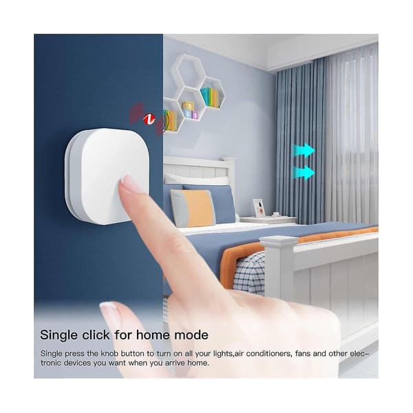 Tuya Zigbee Smart Button Switch Trådløs Fjernbetjening Multi-scene Linkage Switch Batteridrevet
