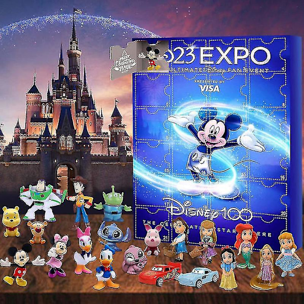 Gave Mickey Julekalender Legetøj Disney Mickey Minnie Blind Box Juguetes Advent Overraskelse Legetøj Børnegaver Style 3