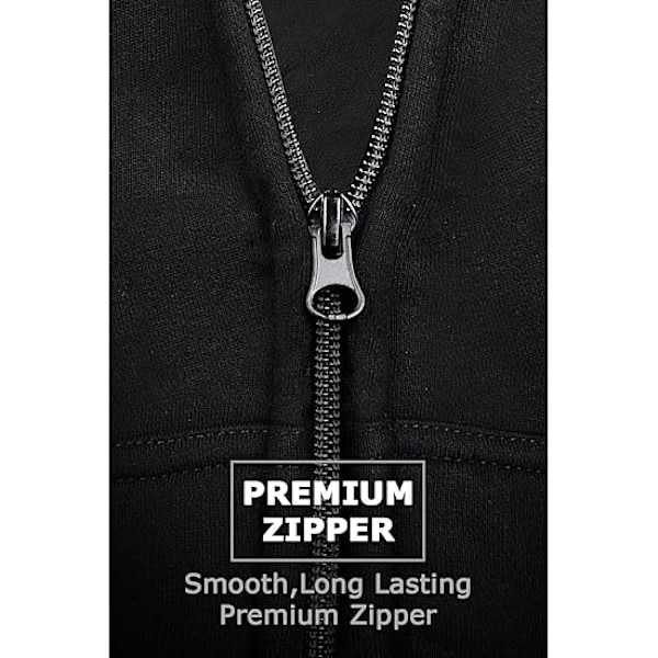 Opvarmet hoodie, batteripakke 7.4V (unisex), opvarmet jakke til kvinder og mænd Sort Black S