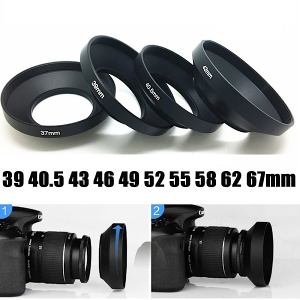 Laajakulmaobjektiivin vastavalosuoja 62MM 62MM[qb] 62mm 62mm