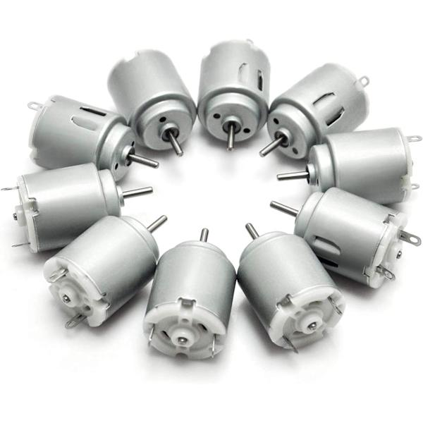 10 kpl DC-moottori 140 Mini sähkömoottori DC 3-5V 6300 RPM DIY T