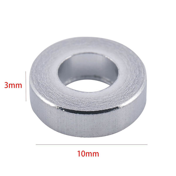 3D-printer tilbehør flade aluminiumsøjle bøsninger 3mm aluminiumsbøsninger aluminiumstænger til OpenBuilds CNC-bygning 3D-printer