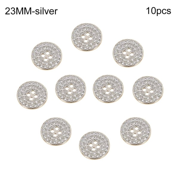 Metal Strass Napit Paidan Napit HOPEA 23MM10PCS 10PCS hopea silver 23MM10pcs-10pcs