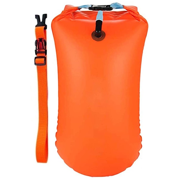 High Visibility Adult Swimming Buoy for Open Water, Inflatable